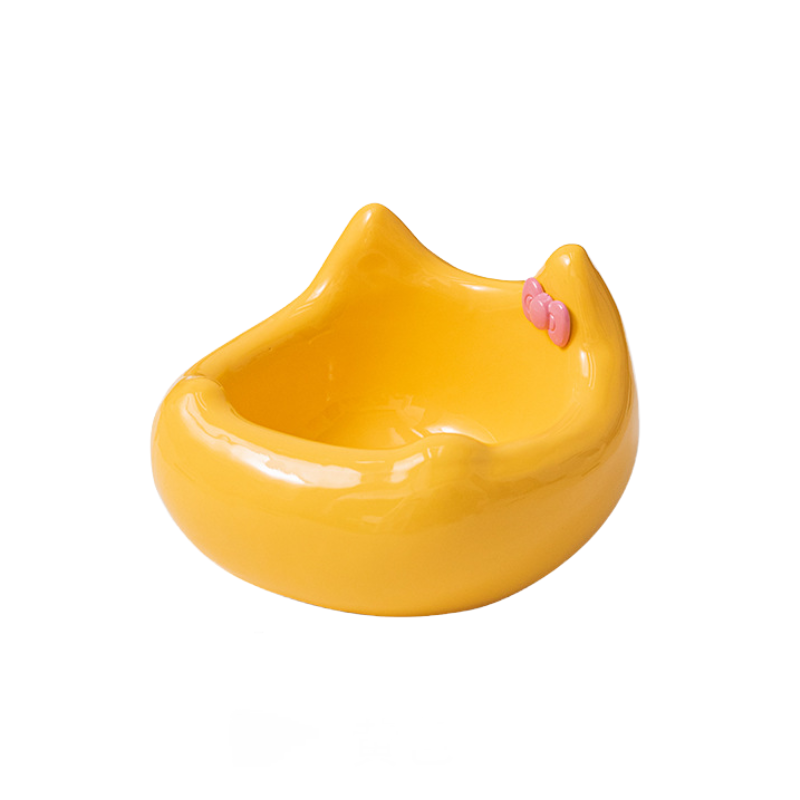 Ceramic Cat Bowls Set