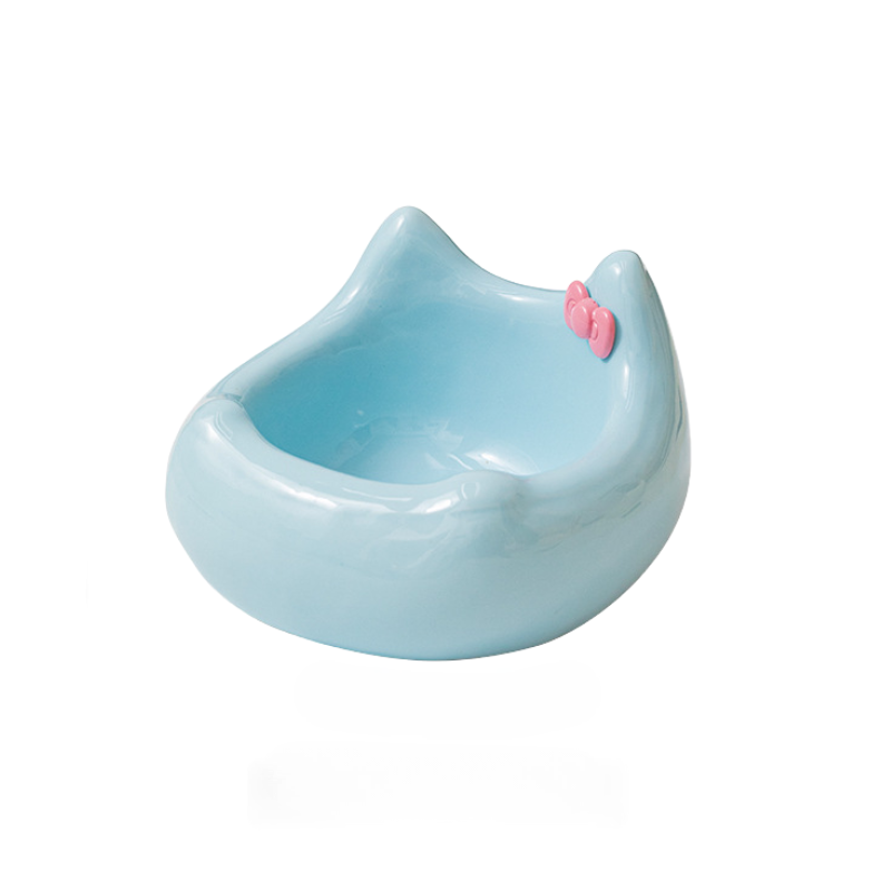 Ceramic Cat Bowls Set