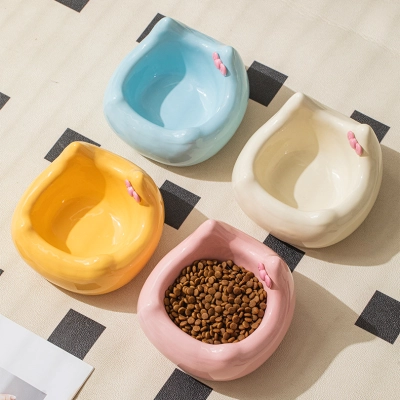 Ceramic Cat Bowls Set 01