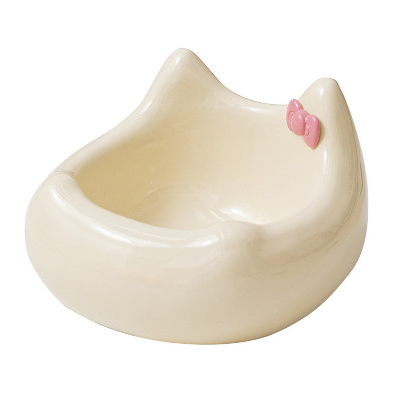 Ceramic Cat Bowls Set
