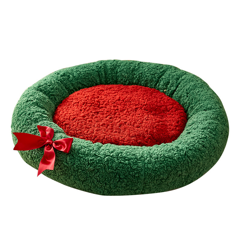 Christmas Plush Pet Bed
