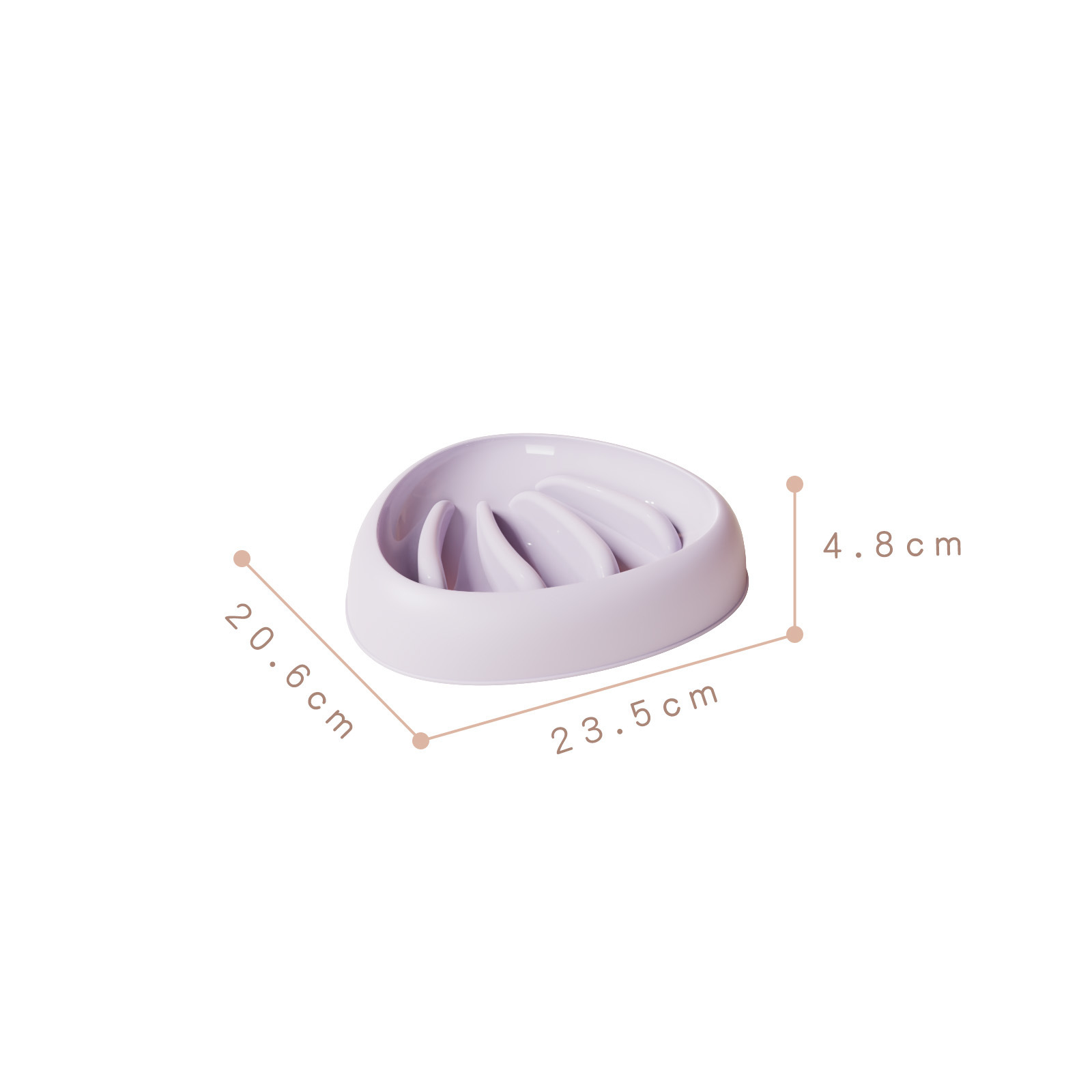 Shell Slow Feeder Bowl