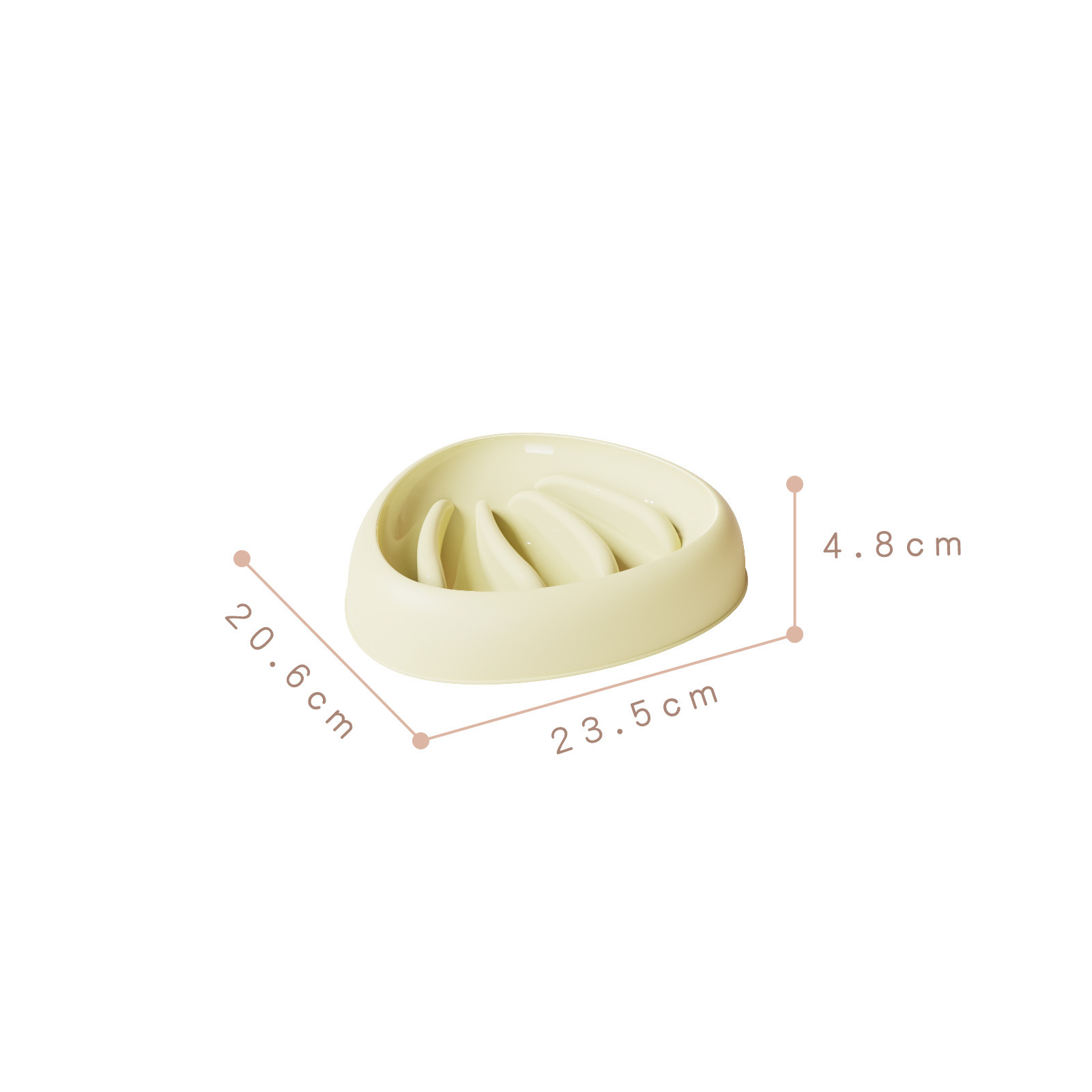 Shell Slow Feeder Bowl