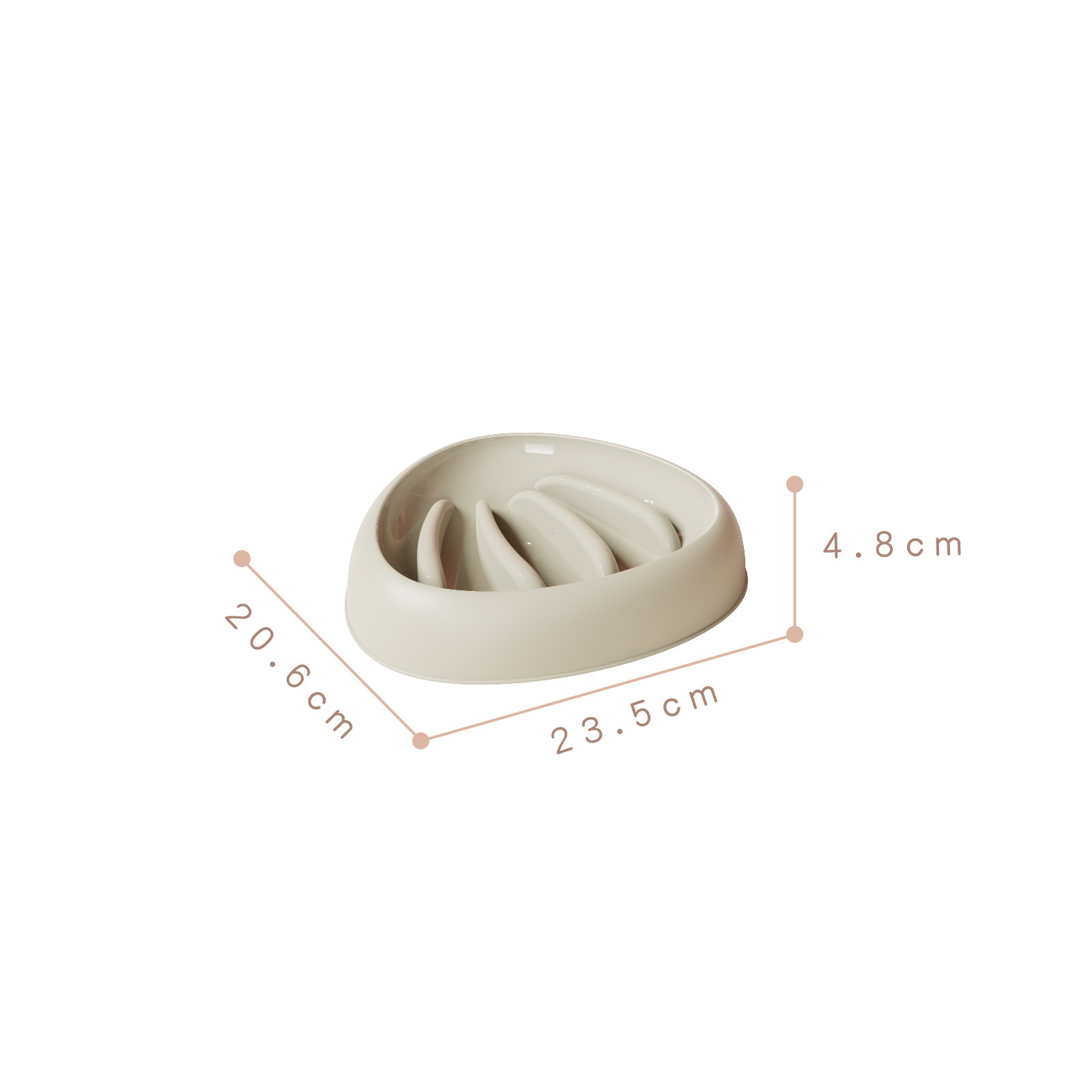 Shell Slow Feeder Bowl