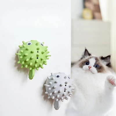 Wall Mount Catnip Ball Toy 01