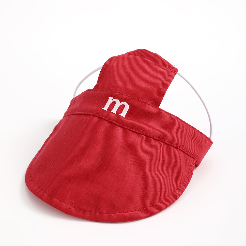 M Embroidered Pet Sun Hat