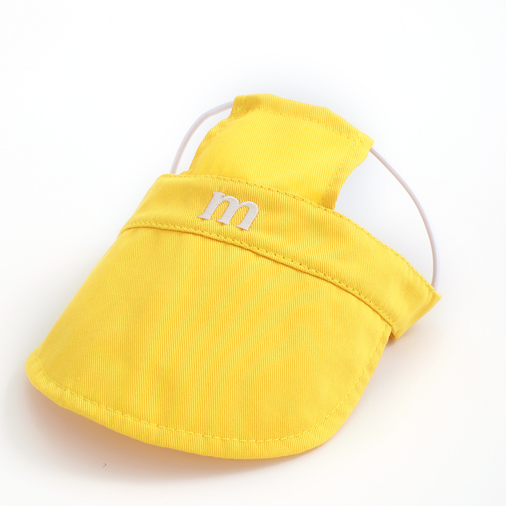 M Embroidered Pet Sun Hat