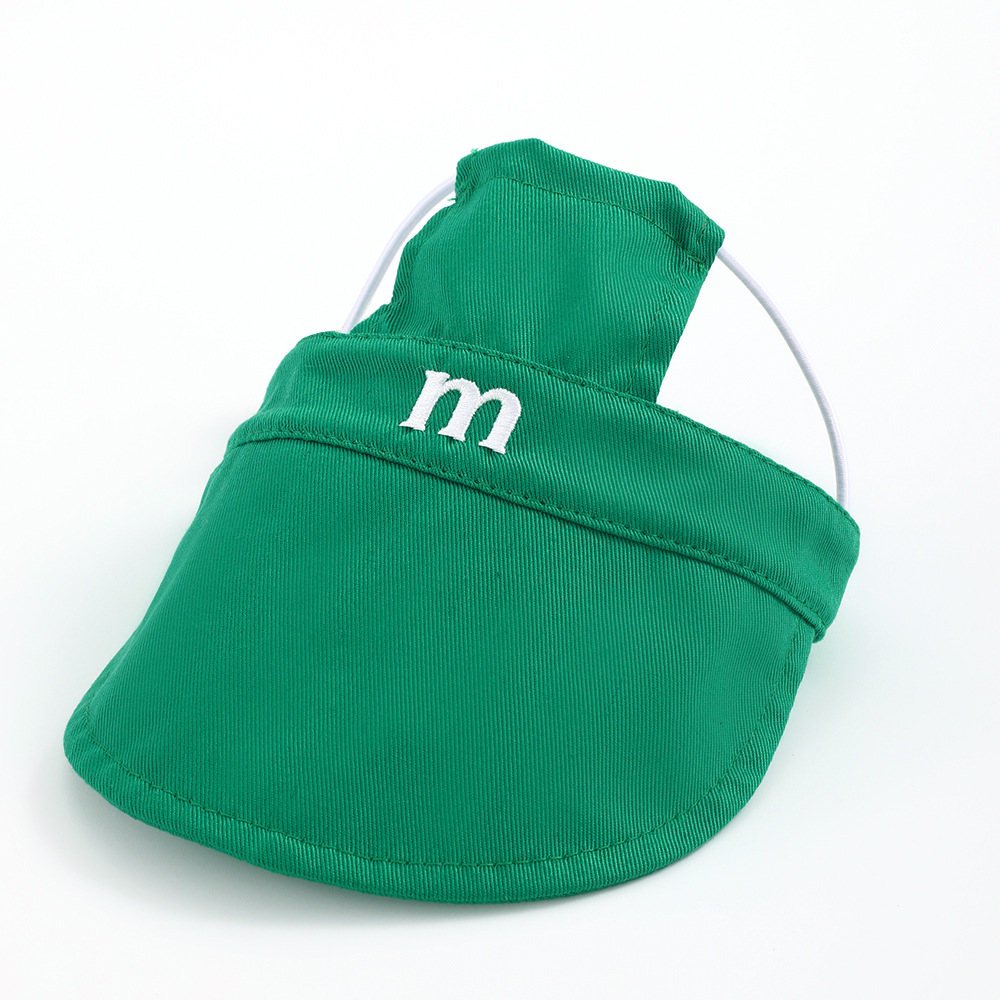 M Embroidered Pet Sun Hat