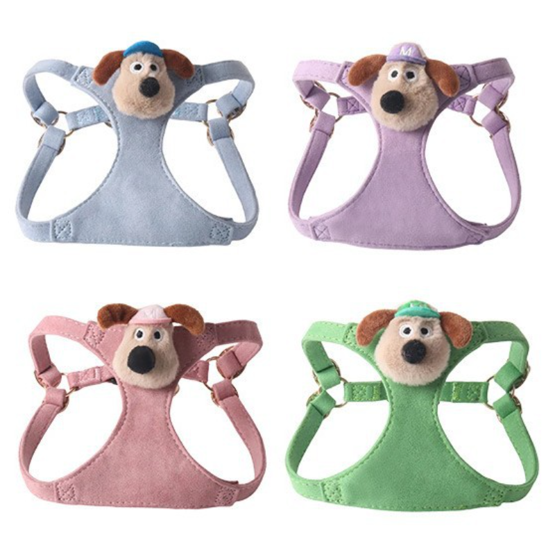 Candy Color Pet Harness Set