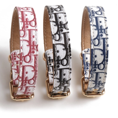 Monogram Pet Collar Set 02