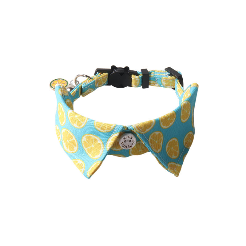 Floral Fruit Pet Collar Set