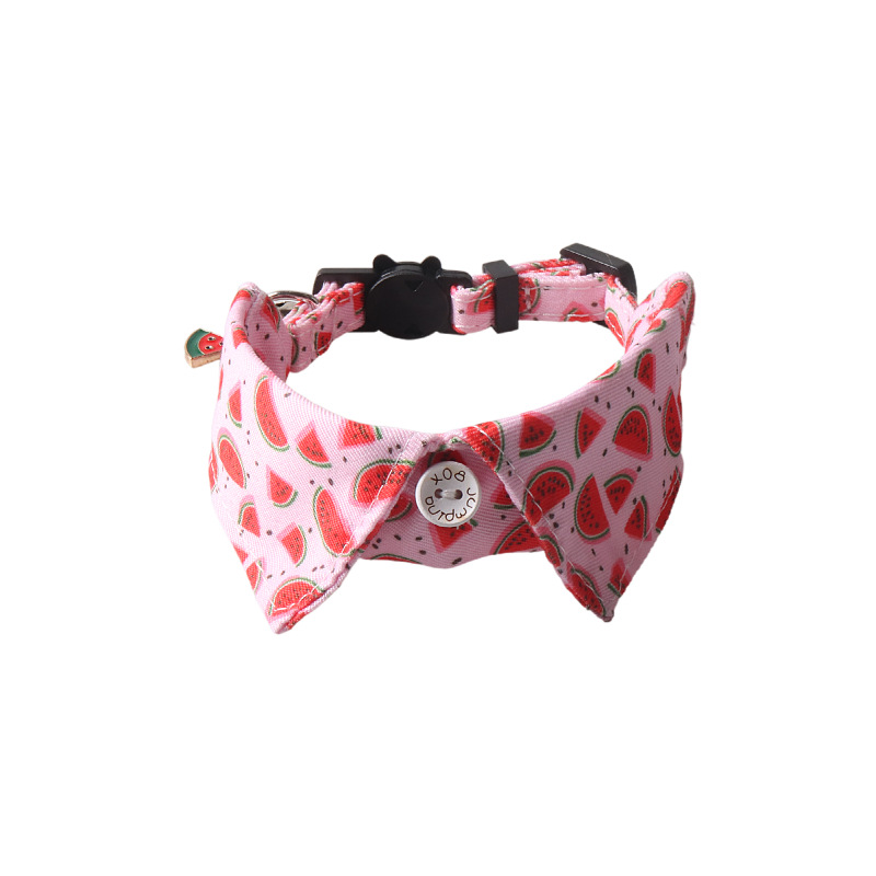 Floral Fruit Pet Collar Set