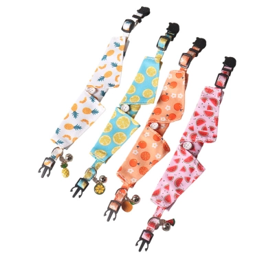 Floral Fruit Pet Collar Set 01