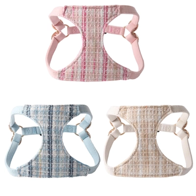Chanel Style Pet Harness Set 01
