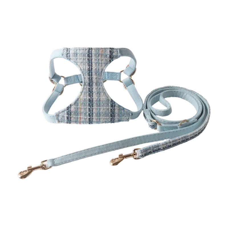 Chanel Style Pet Harness Set