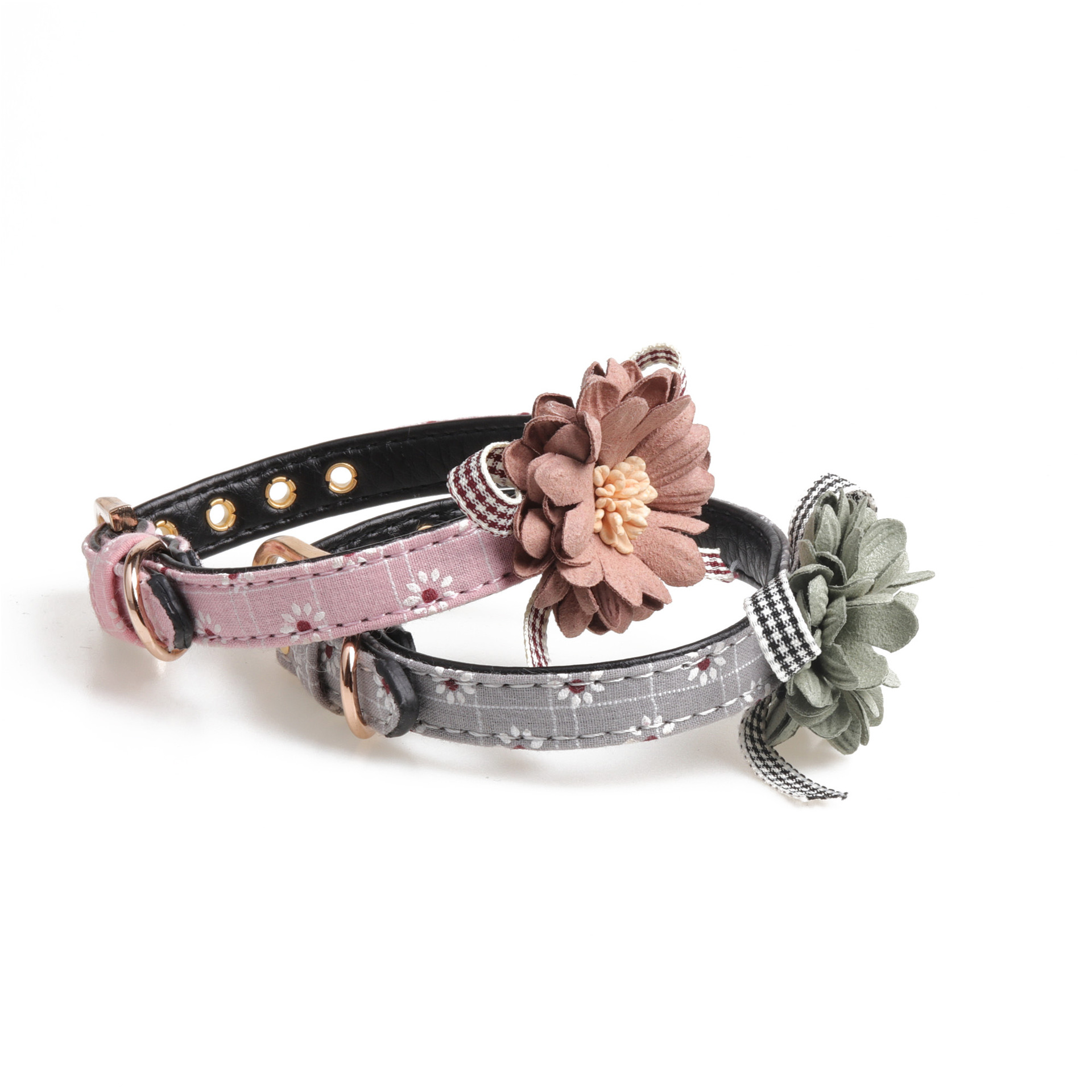 Floral Pet Collar Set