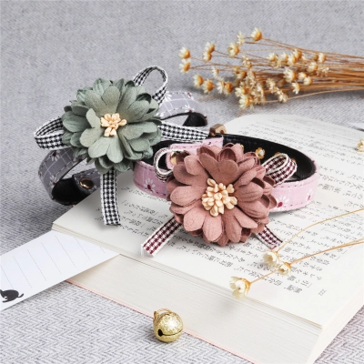 Floral Pet Collar Set 01