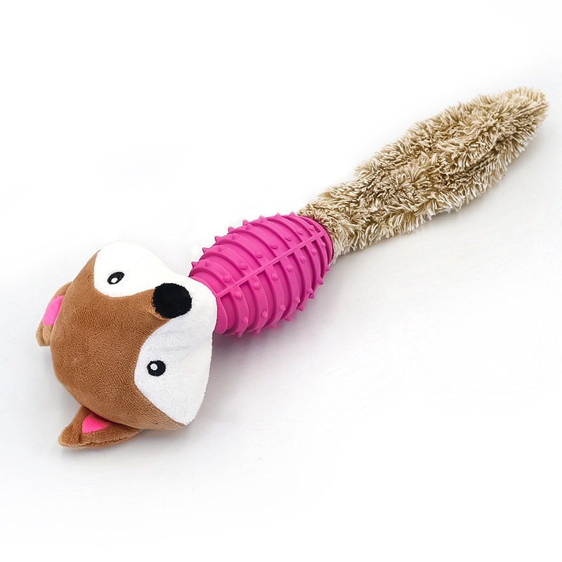 Squeaky Plush Dog Chew Toy
