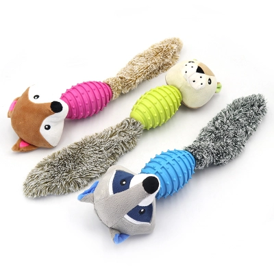 Squeaky Plush Dog Chew Toy 01