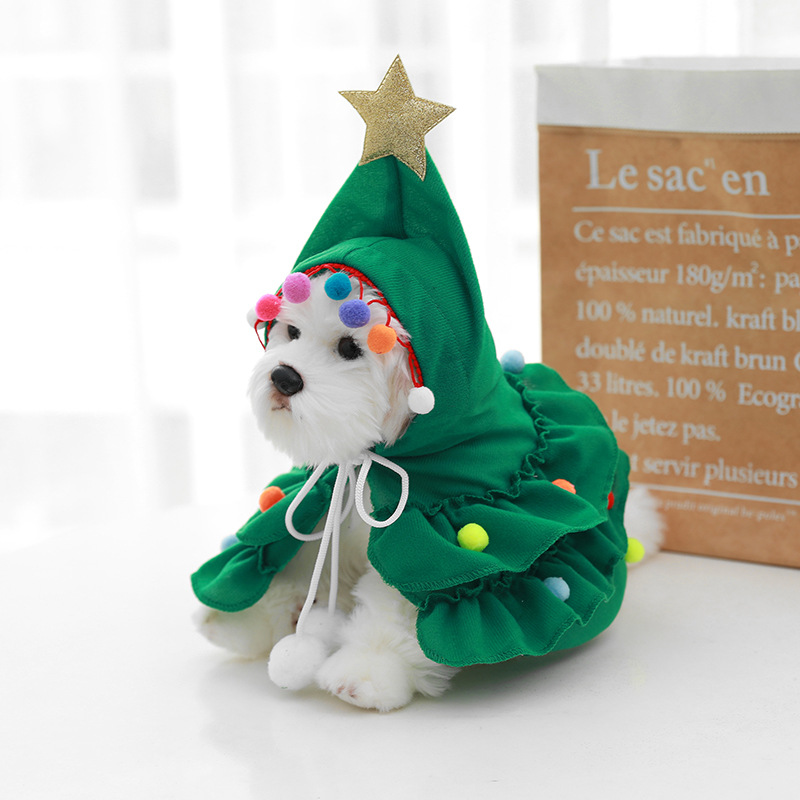 Christmas Tree Pet Cape