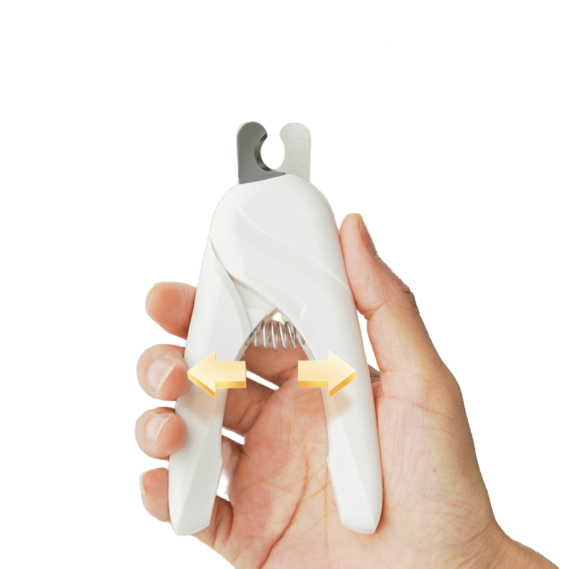 Pet Nail Clipper Stainless Steel Blade  Grip
