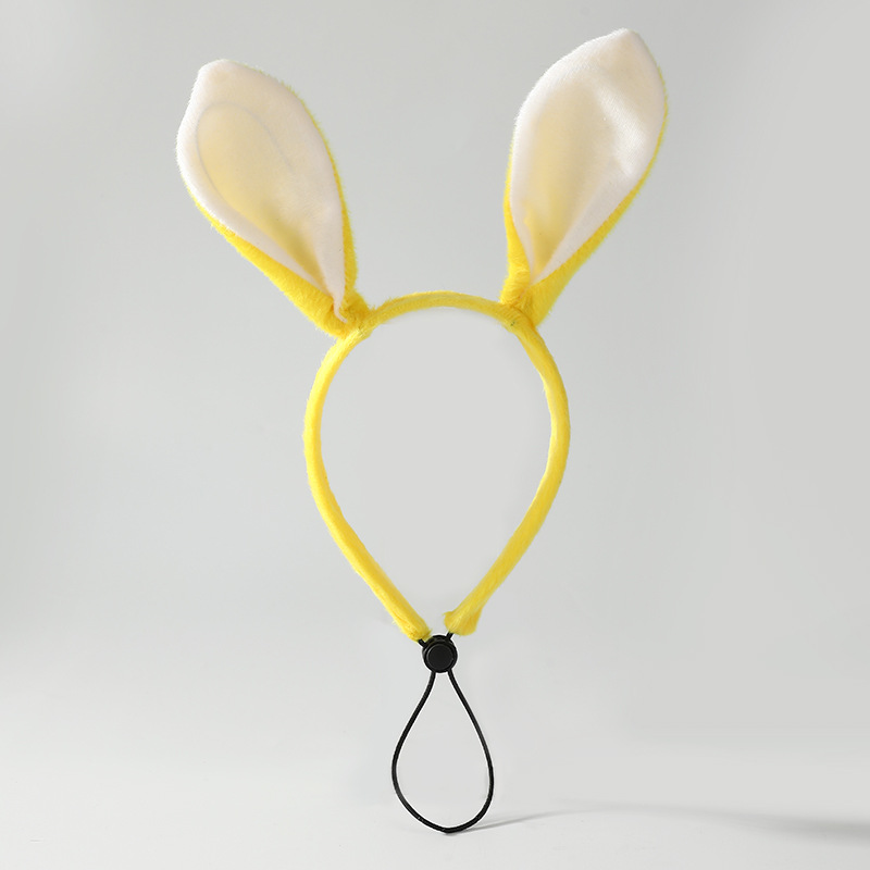 Bunny Ear Pet Headband Adjustable Strap