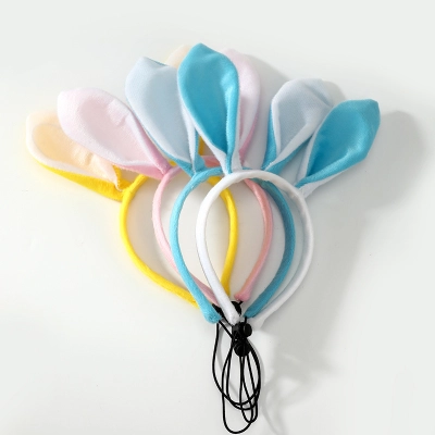 Bunny Ear Pet Headband Adjustable Strap 01