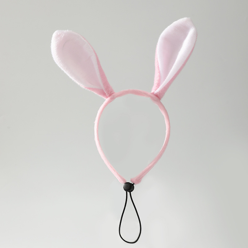 Bunny Ear Pet Headband Adjustable Strap