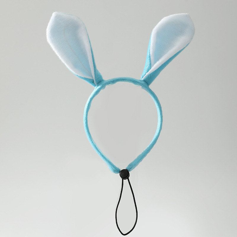Bunny Ear Pet Headband Adjustable Strap