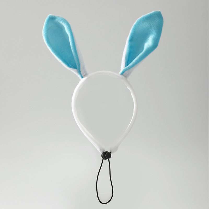 Bunny Ear Pet Headband Adjustable Strap