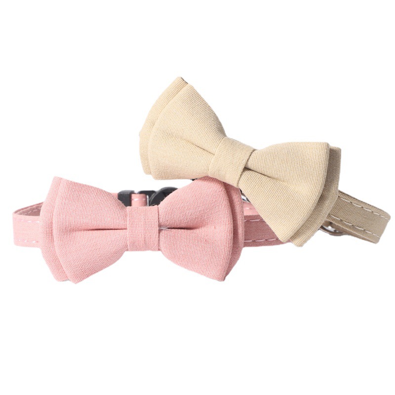 Floral Bow Pet Collar