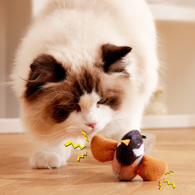 Interactive Bird Chirp Cat Toy 01