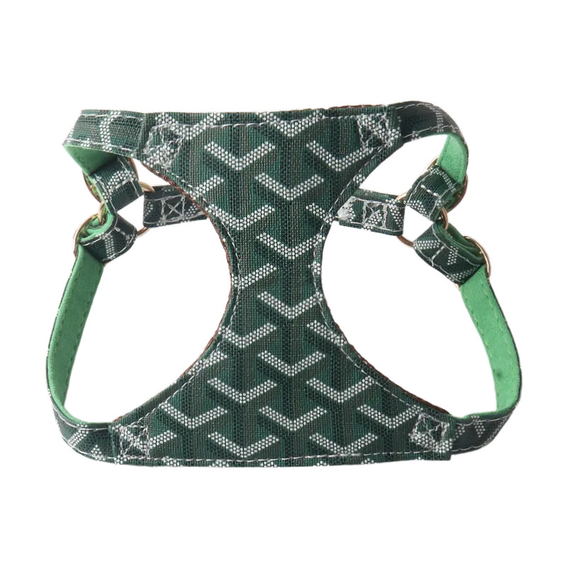 Mesh Pet Harness PU Leather Set