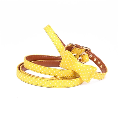 Polka Dot Pet Bow Collar 02