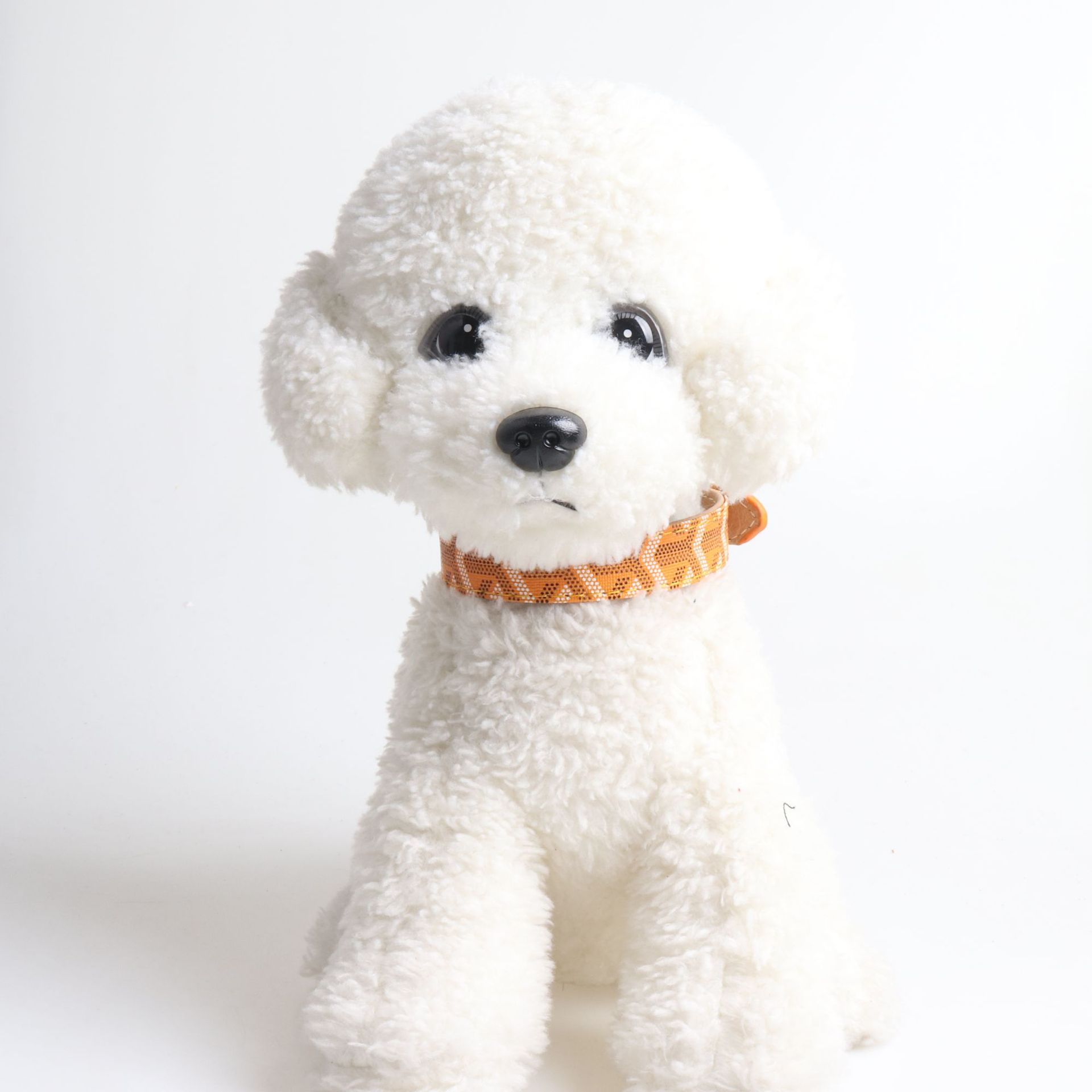 Geometric Pattern PU Dog Collar