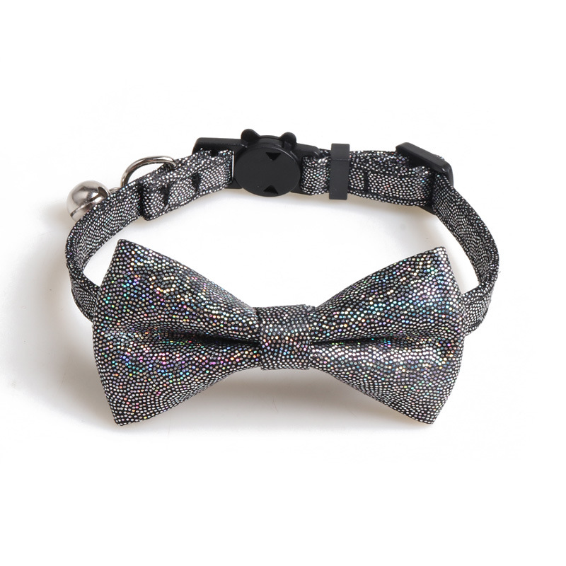 Rainbow Pet Collar Bow Set