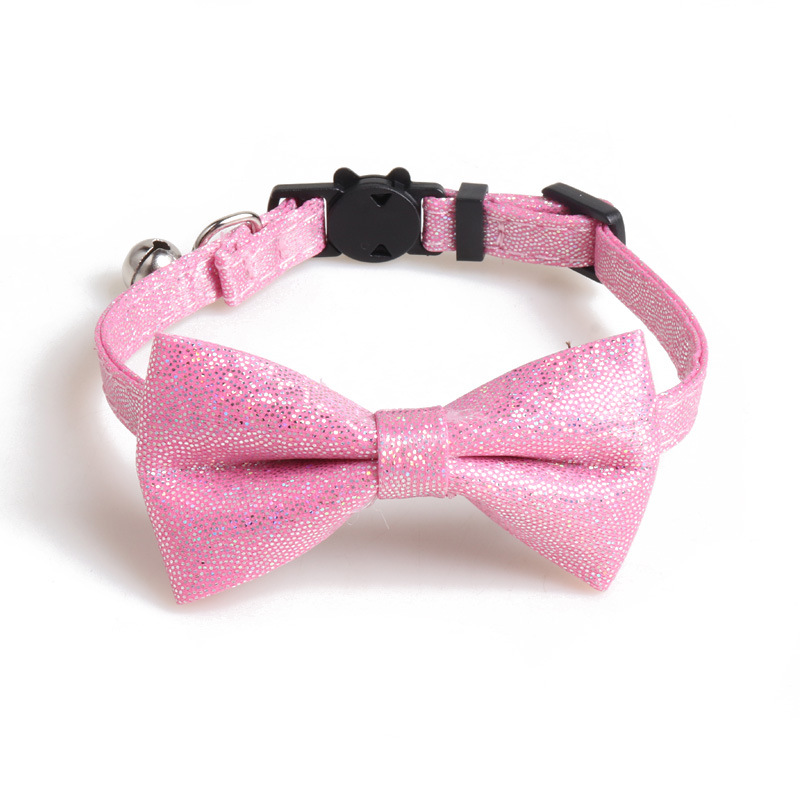 Rainbow Pet Collar Bow Set