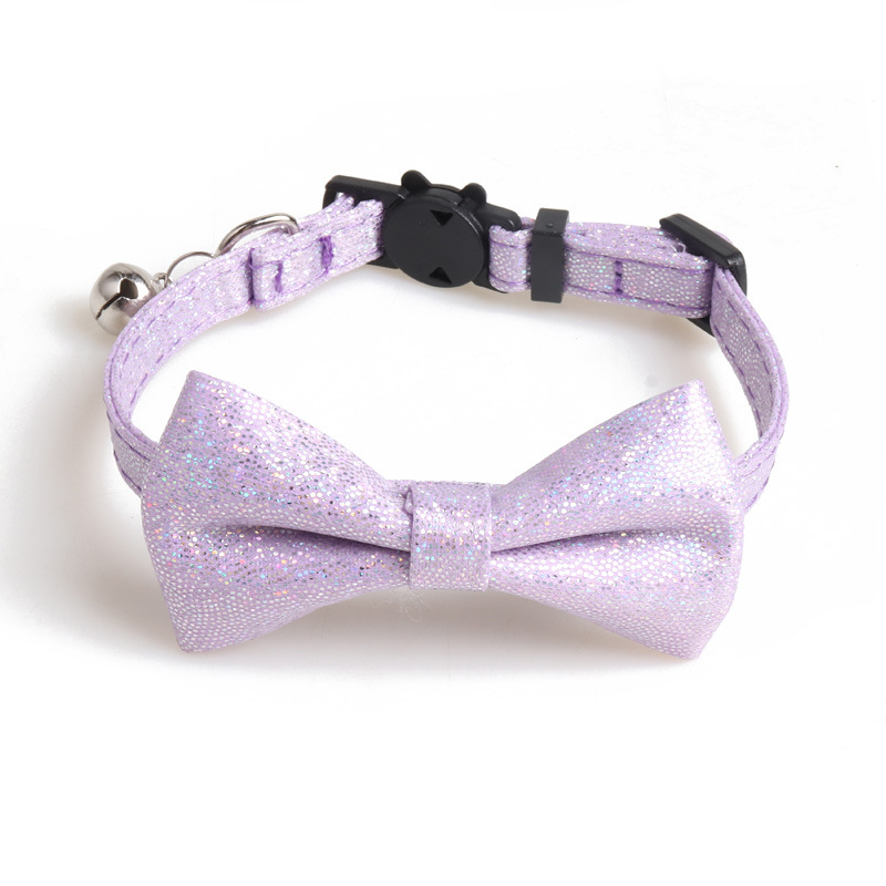 Rainbow Pet Collar Bow Set