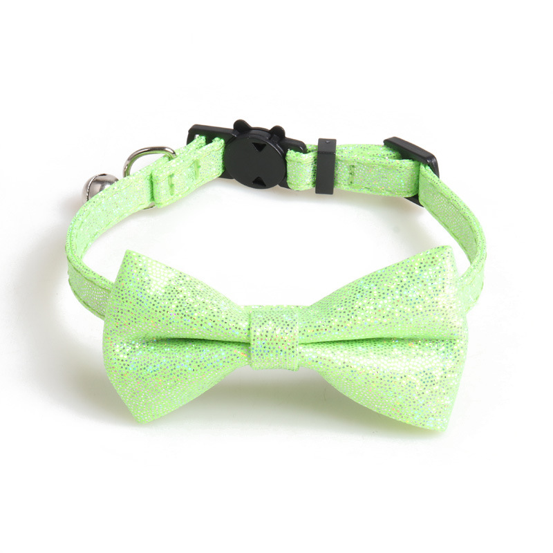 Rainbow Pet Collar Bow Set