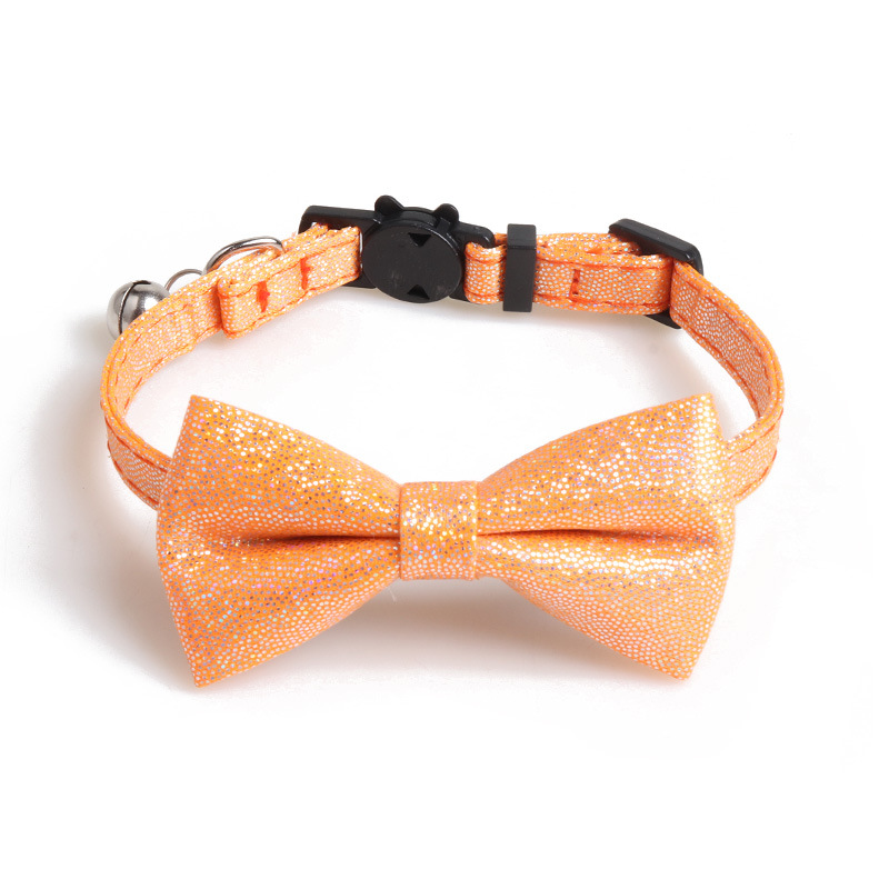 Rainbow Pet Collar Bow Set