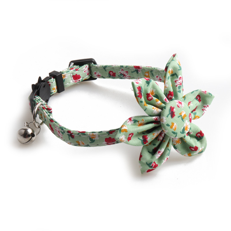 Floral Pet Collar Sunflower Style