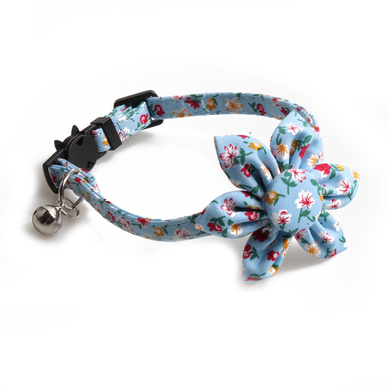 Floral Pet Collar Sunflower Style