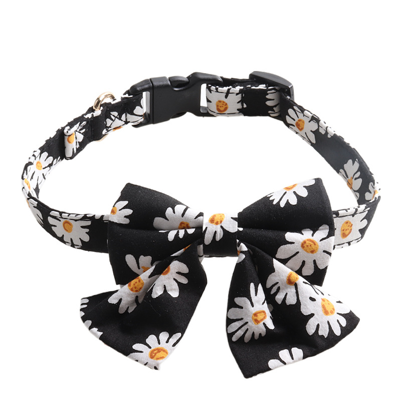 Daisy Pet Collar Bow Set