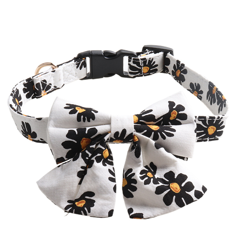 Daisy Pet Collar Bow Set