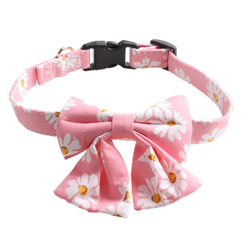 Daisy Pet Collar Bow Set