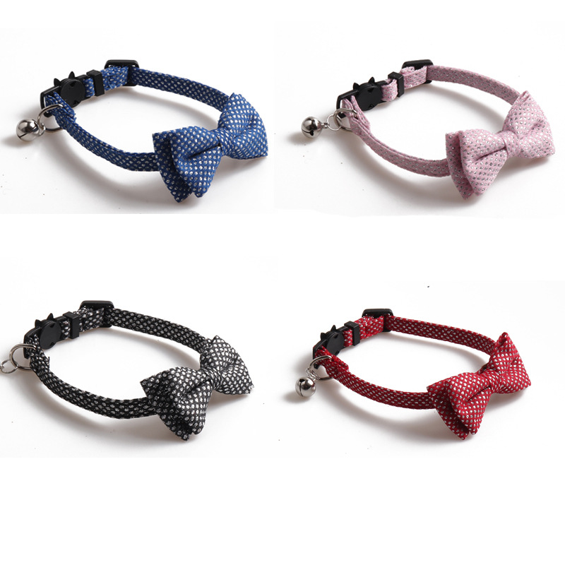 Sparkle Pet Collar Bow Set