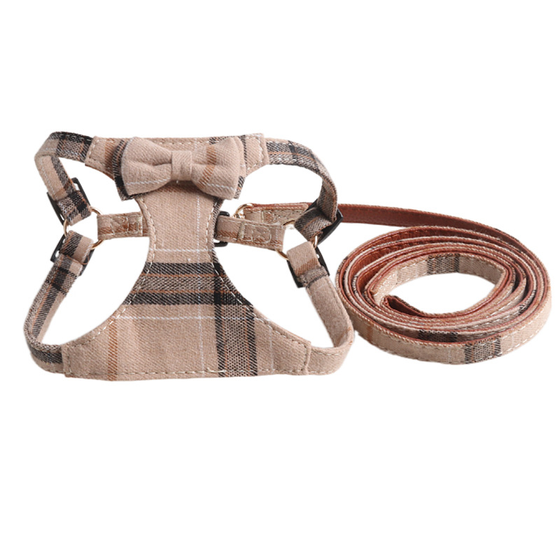 British Pet Harness Bow Vest