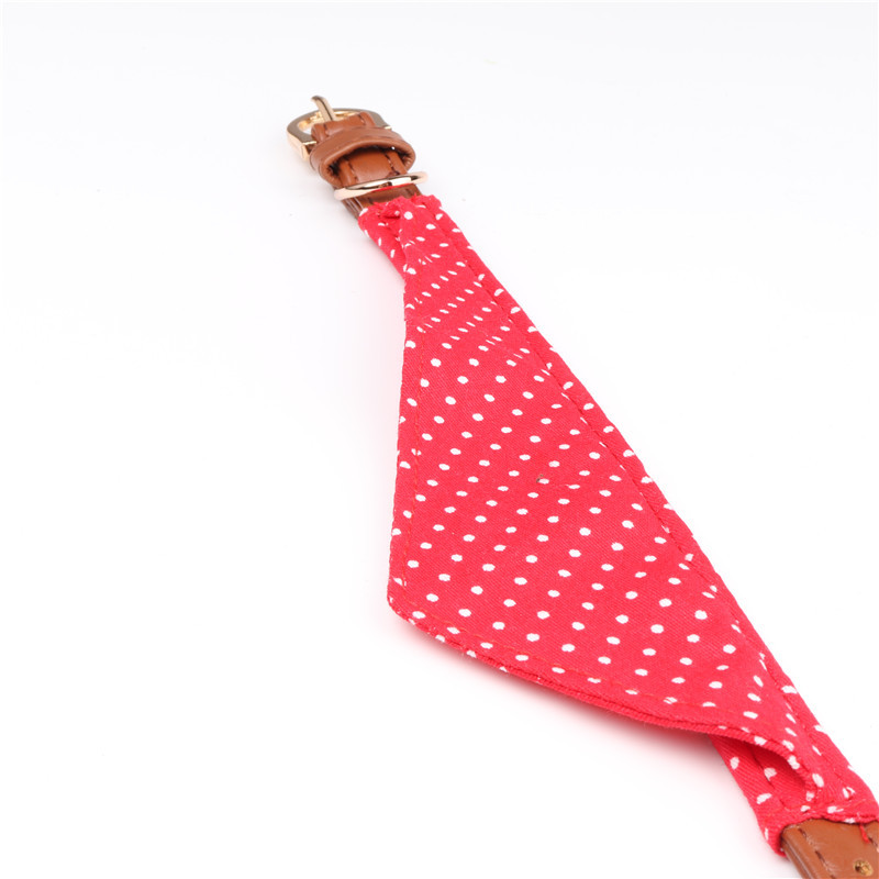 Polka Dot Pet Collar Set