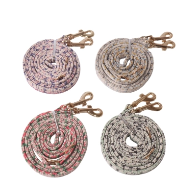 Plaid Pet Harness Suede Set 02