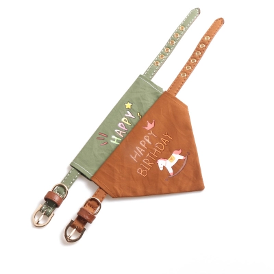 Happy Birthday Pet Bib Set 01